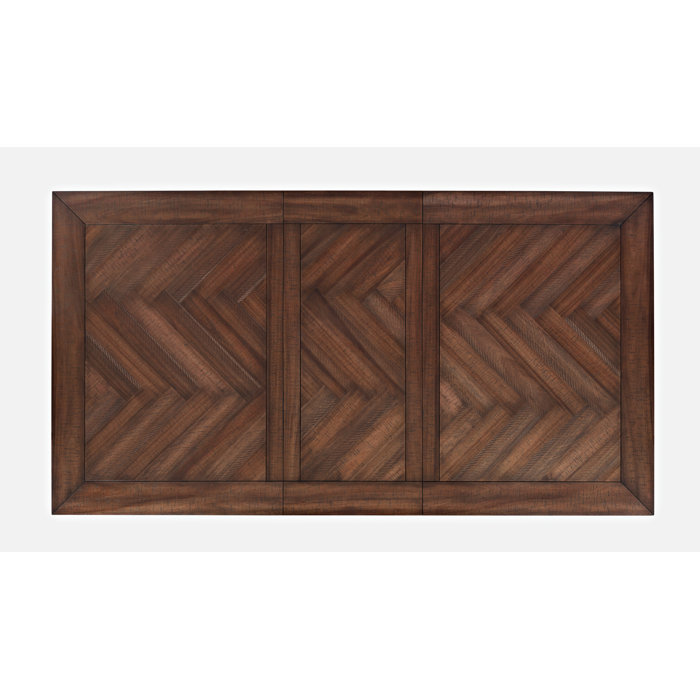 One Allium Way® Paloalto 7 Piece Extendable Trestle Dining Set